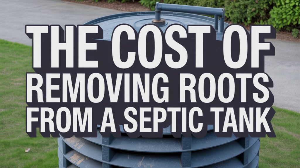 The Cost of Removing Roots from a Septic Tank The Cost of Removing Roots from a Septic Tank
